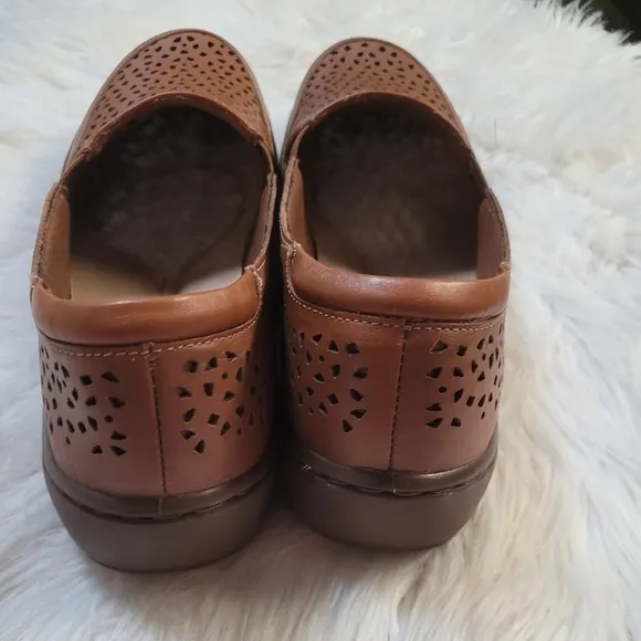 Clarks Brown Slip-On Loafers