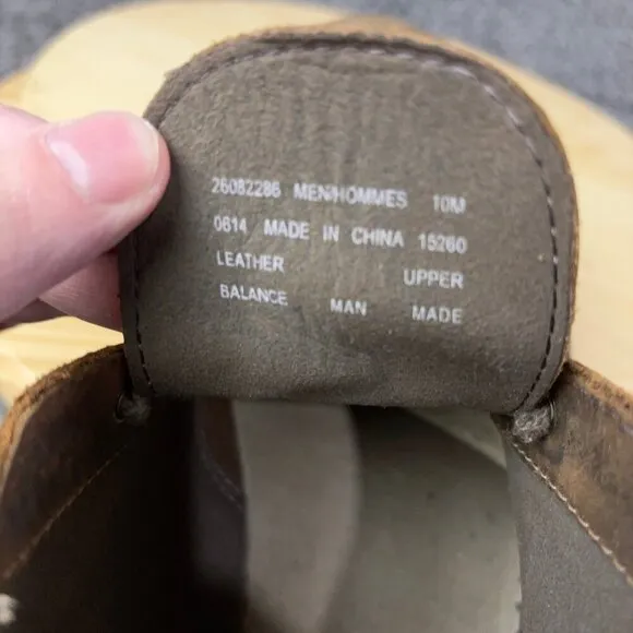 Clarks Bushacre 2 Desert Chukka Boots Mens Size 10 Brown Leather Lace Up Shoe