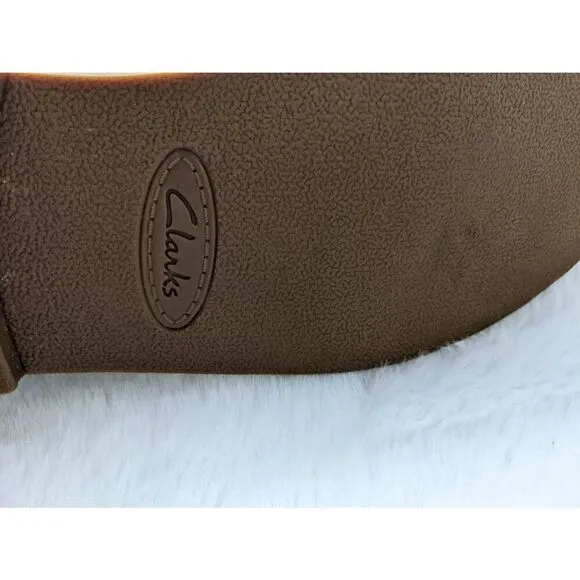 Clarks Bushacre 2 Mens Desert Boots Brown Leather US 11.5 M UK 10.5