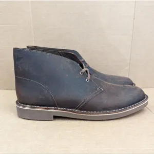Clarks Bushacre Brown Leather Desert Chukka Boots Mens Size 11 Wide