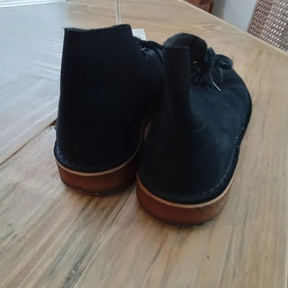 Clarks Desert Boots Blue Suede Size 9 Men's