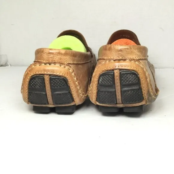 Clarks England Mansell Men's Leather Slip-On Loafers Brown Size 11