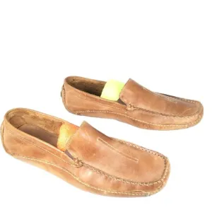 Clarks England Mansell Men's Leather Slip-On Loafers Brown Size 11