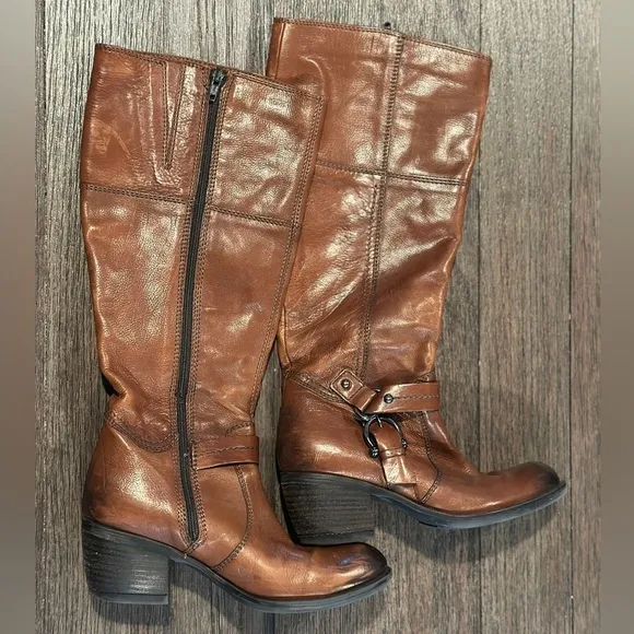 Clarks Harness‎ Riding Western Tall Boots Size 3, GUC