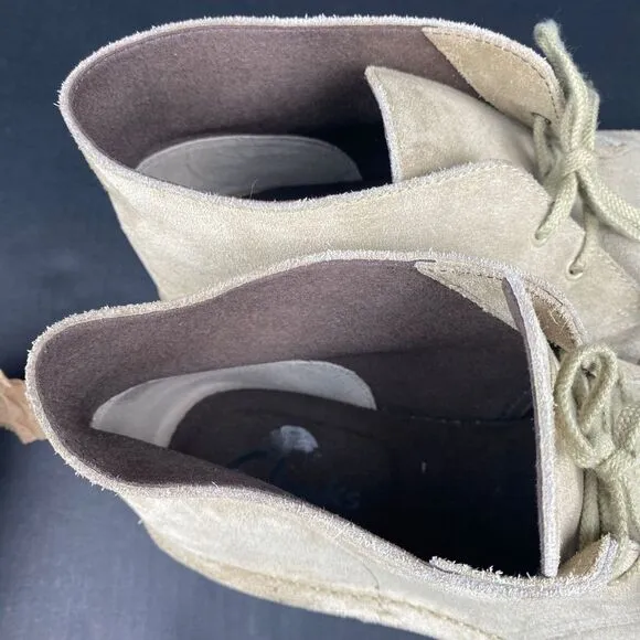Clarks Jil Sander Desert Men's size 10.5 Tan  Boots Leather Vintage