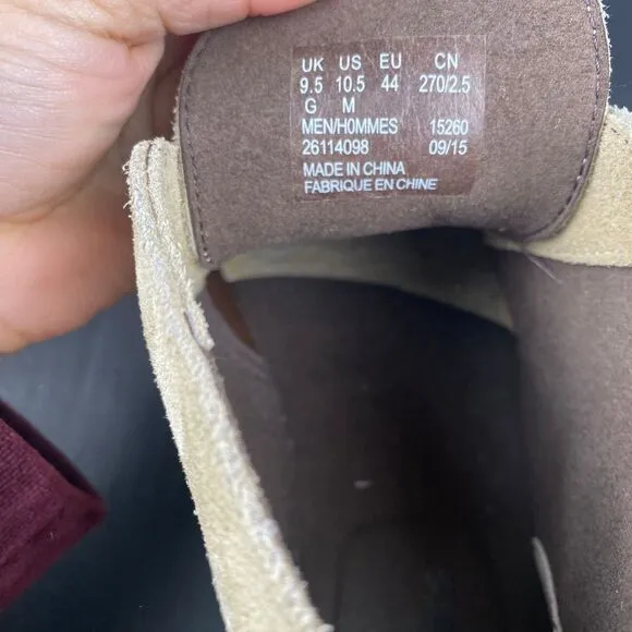 Clarks Jil Sander Desert Men's size 10.5 Tan  Boots Leather Vintage