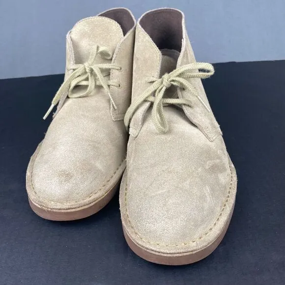 Clarks Jil Sander Desert Men's size 10.5 Tan  Boots Leather Vintage