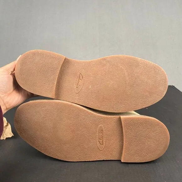 Clarks Jil Sander Desert Men's size 10.5 Tan  Boots Leather Vintage