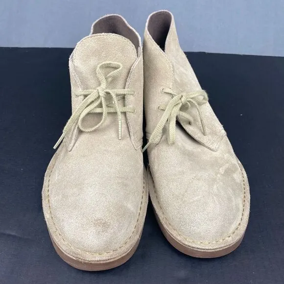 Clarks Jil Sander Desert Men's size 10.5 Tan  Boots Leather Vintage