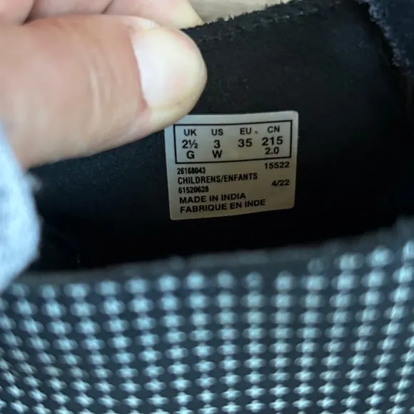 Clarks Kids Desert Trek Navy Boots  | 3