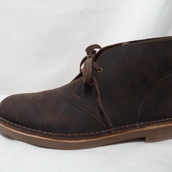 Clarks Leather Desert by EVO Chukka Boots ankle comfort brown Men Size Sz 8