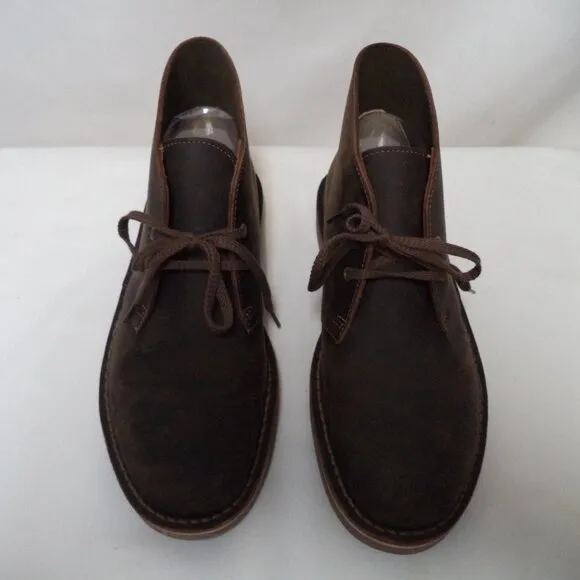 Clarks Leather Desert by EVO Chukka Boots ankle comfort brown Men Size Sz 8