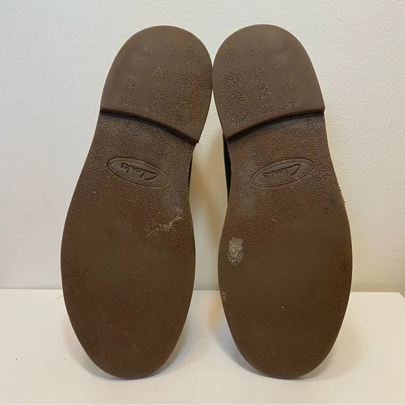 Clarks | Men's Bushacre 2 Desert Chukka Lace Up Leather  Boots 9.5M Dark Brown