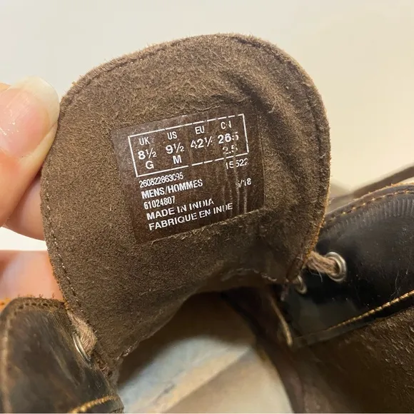 Clarks | Men's Bushacre 2 Desert Chukka Lace Up Leather  Boots 9.5M Dark Brown