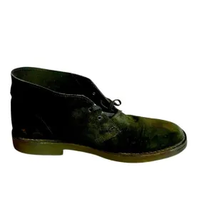 Clarks Men's Bushacre Black Suede Desert Chukka Boots Size 13M