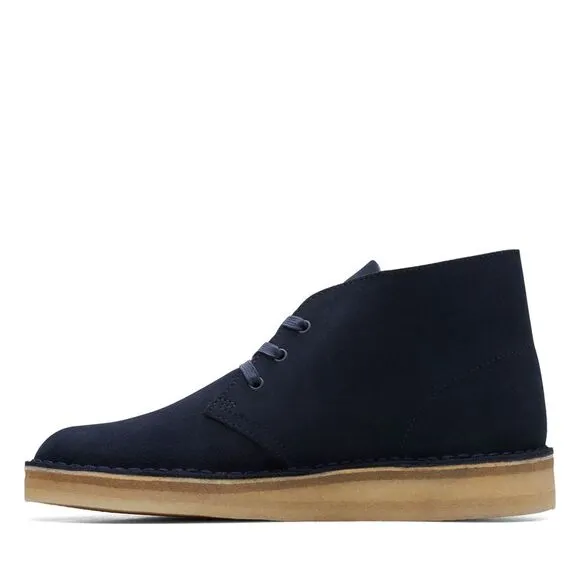 Clarks Mens Desert Coal Blue Boots (NWT)