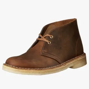 Clark’s Men’s Desert Lace Up Boots in Beeswax Leather Sz 11 Like New