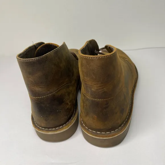 Clark’s Men’s Desert Lace Up Boots in Beeswax Leather Sz 11 Like New
