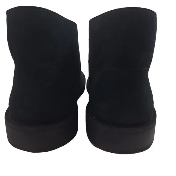 Clarks Men's NEW Black Suede Desert Boots Chukka Lace-Up Size10M