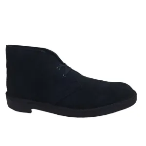 Clarks Men's NEW Black Suede Desert Boots Chukka Lace-Up Size10M