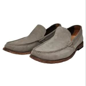 Clarks Men's Pace Barnes Sage Suede Leather Slip On Loafers