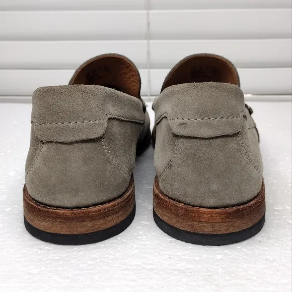 Clarks Men's Pace Barnes Sage Suede Leather Slip On Loafers