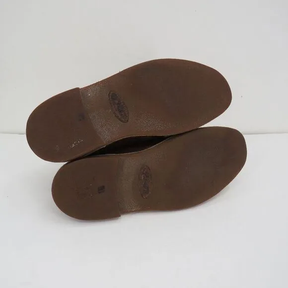 Clarks Mens Size 10M Bushacre Chukka Chestnut Brown Leather Classic Boots