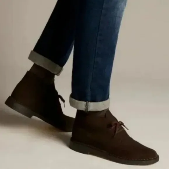Clark’s Original Desert Boots Dark Brown Charles F Stead England | 9 Men’s