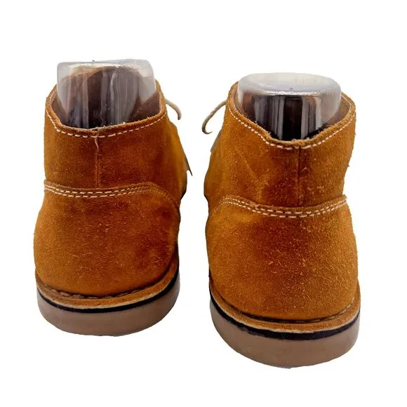 Clarks Originals Chukka Desert Boots Tan Suede Leather Shoe Size 10 Men's