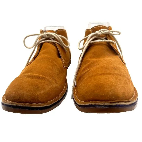 Clarks Originals Chukka Desert Boots Tan Suede Leather Shoe Size 10 Men's
