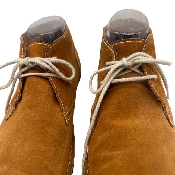 Clarks Originals Chukka Desert Boots Tan Suede Leather Shoe Size 10 Men's