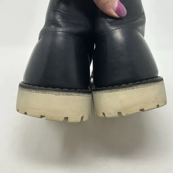 Clarks Originals Desert Boots Mens Size 11 Black Leather Casual Ankle Shoes