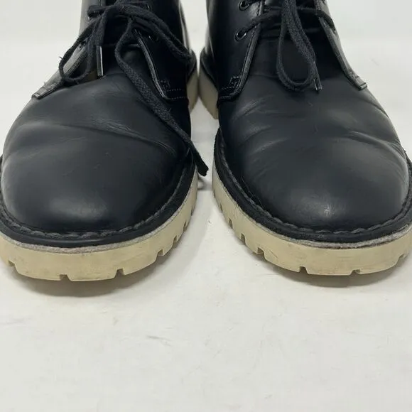 Clarks Originals Desert Boots Mens Size 11 Black Leather Casual Ankle Shoes