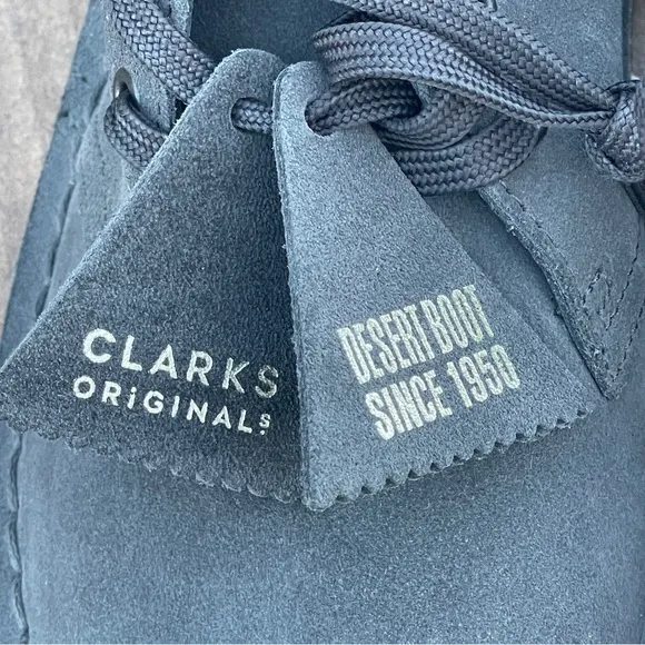 Clarks Originals Desert Boots Slate Grey Suede 7.5M