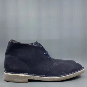 Clark’s Originals Desert Chukka Boots Daim Blue Suede Lace up boots mens size 13