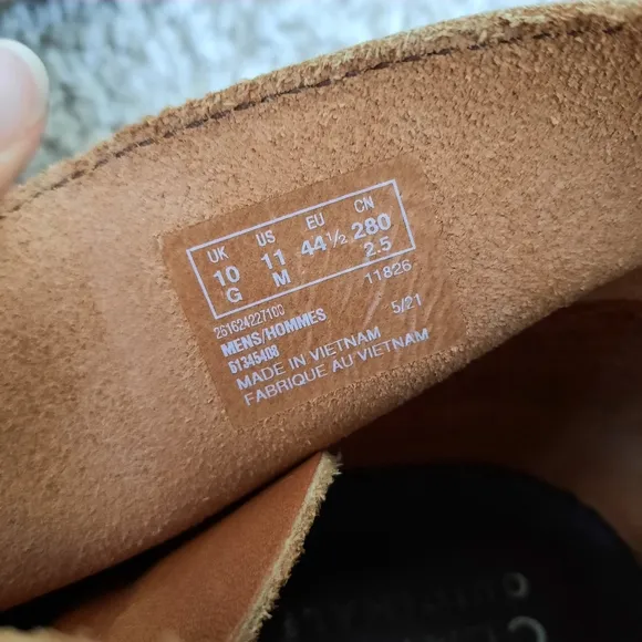 Clarks Originals Desert Chukka Boots Dark Tan Genuine Leather 26162422 Size 11