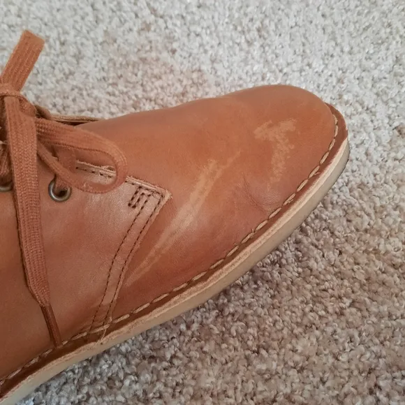 Clarks Originals Desert Chukka Boots Dark Tan Genuine Leather 26162422 Size 11