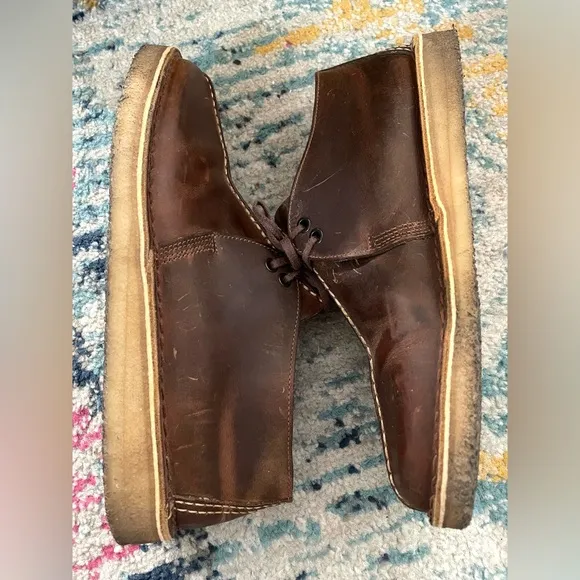 Clarks Originals Desert Trek Boots Beeswax Men’s 10.5
