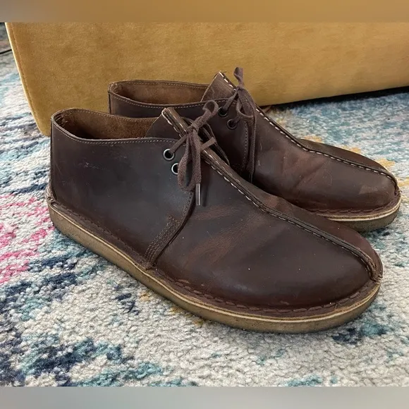 Clarks Originals Desert Trek Boots Beeswax Men’s 10.5
