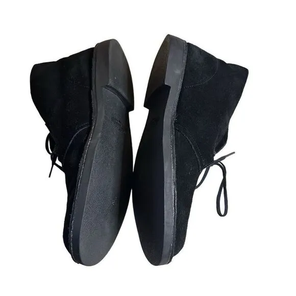 Clarks ORIGINALS Desert Suede Crepe Sole Chukka Boots Black Men's Size 15