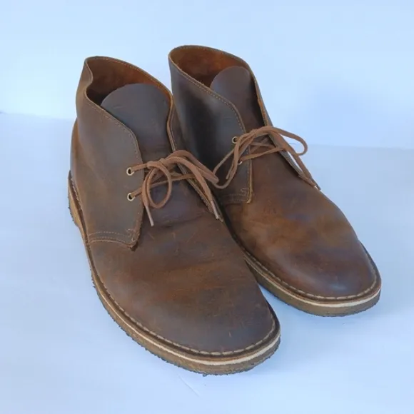 Clark's Originals Distressed Oiled Gum Sole Desert Boots Size 13