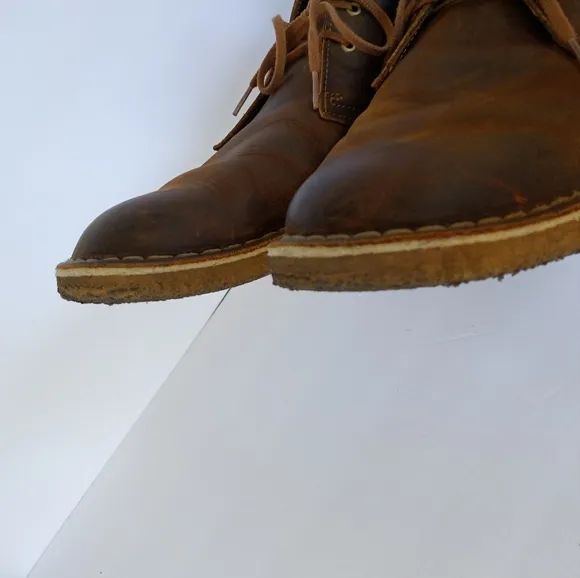 Clark's Originals Distressed Oiled Gum Sole Desert Boots Size 13