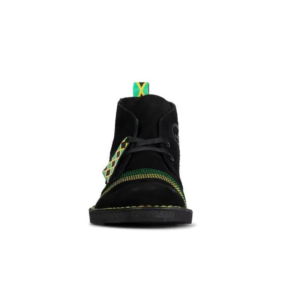 Clarks Originals Men's Desert Jamaica Black Multi Desert Boots