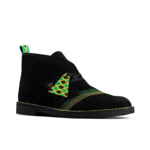 Clarks Originals Men's Desert Jamaica Black Multi Desert Boots