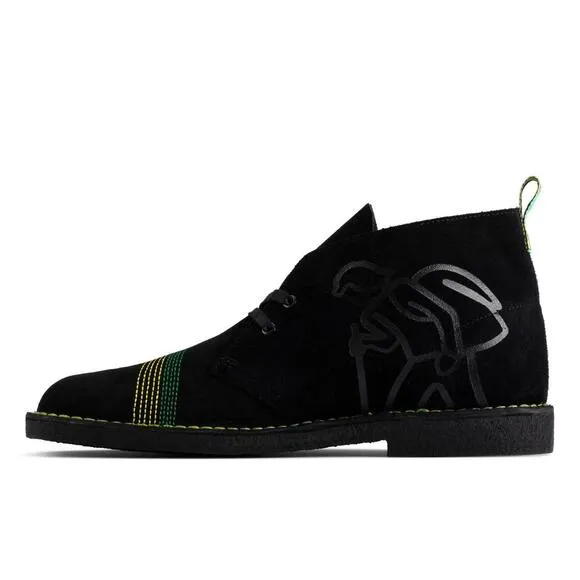 Clarks Originals Men's Desert Jamaica Black Multi Desert Boots