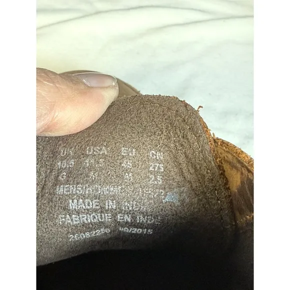 Clarks Originals Mens Size 11.5M Brown Leather Classic Desert Chukka Boots