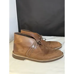 Clarks Originals Mens Size 11.5M Brown Leather Classic Desert Chukka Boots