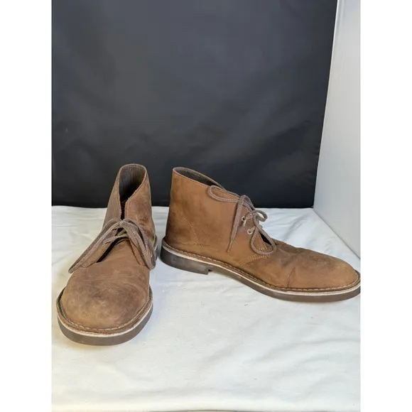 Clarks Originals Mens Size 11.5M Brown Leather Classic Desert Chukka Boots
