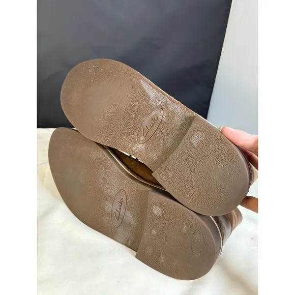 Clarks Originals Mens Size 11.5M Brown Leather Classic Desert Chukka Boots