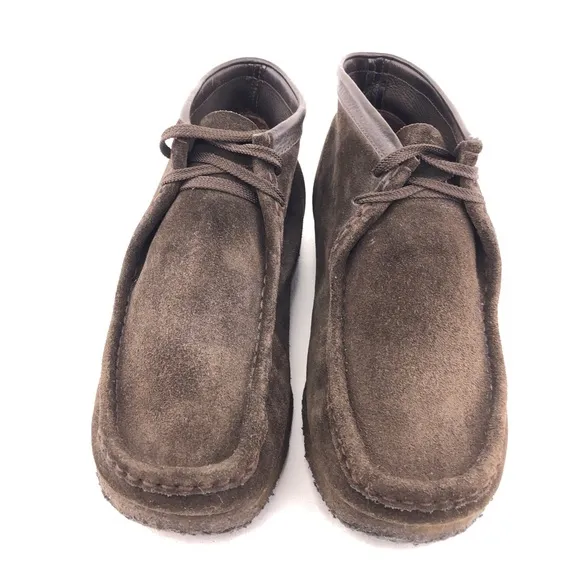 Clarks Originals Wallabee Brown Suede Desert Chukka Boots 11M